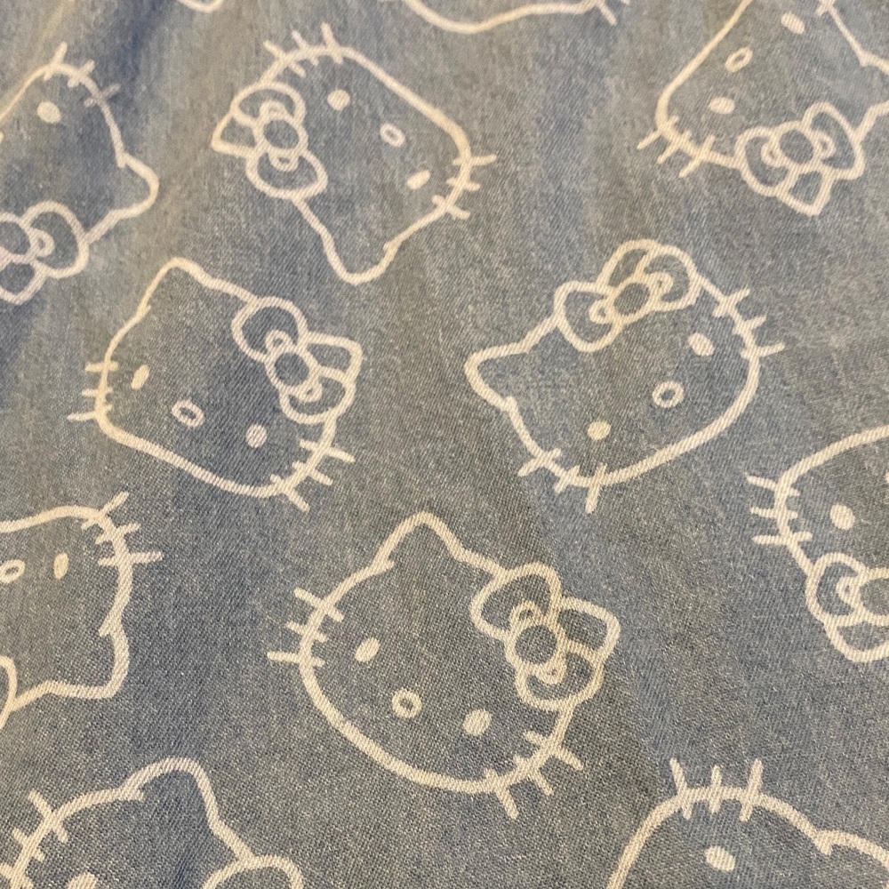 Hello Kitty Blue and White Casual Kids Dress - Picture 4 of 6
